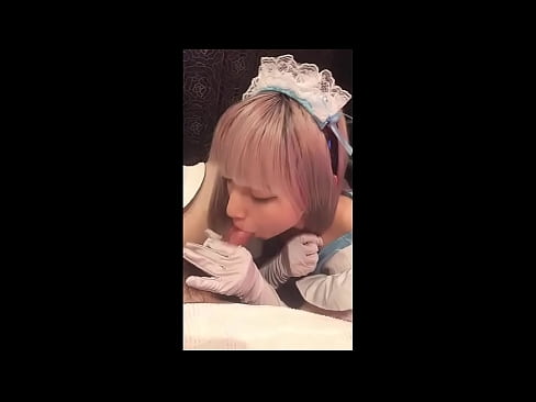 ❤️ Japanski idol [mayuka], kostim francuske sobarice, 1. dio, pušenje i drkanje losionom ❤️ Jebanje kod nas ﹏